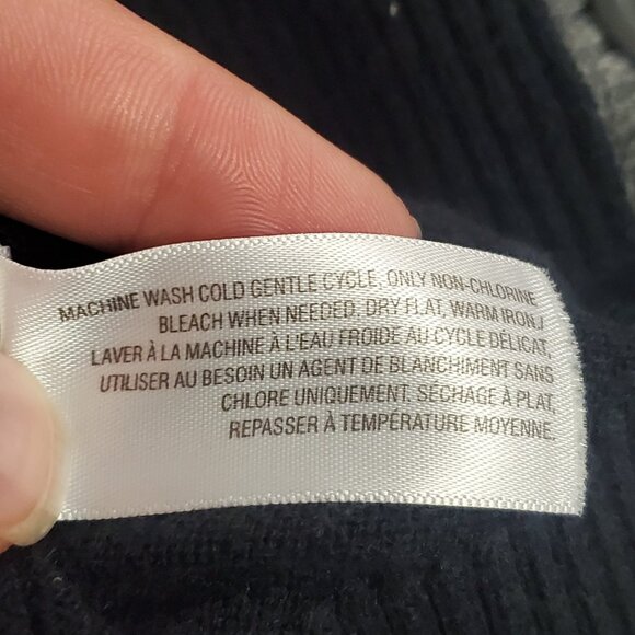 Vintage Old Navy Womens Y2K Button Front Cardigan Size M Blue Academia Preppy - Picture 6 of 11